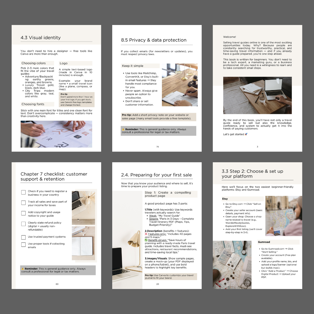 Travel Guide Business Starter Pack