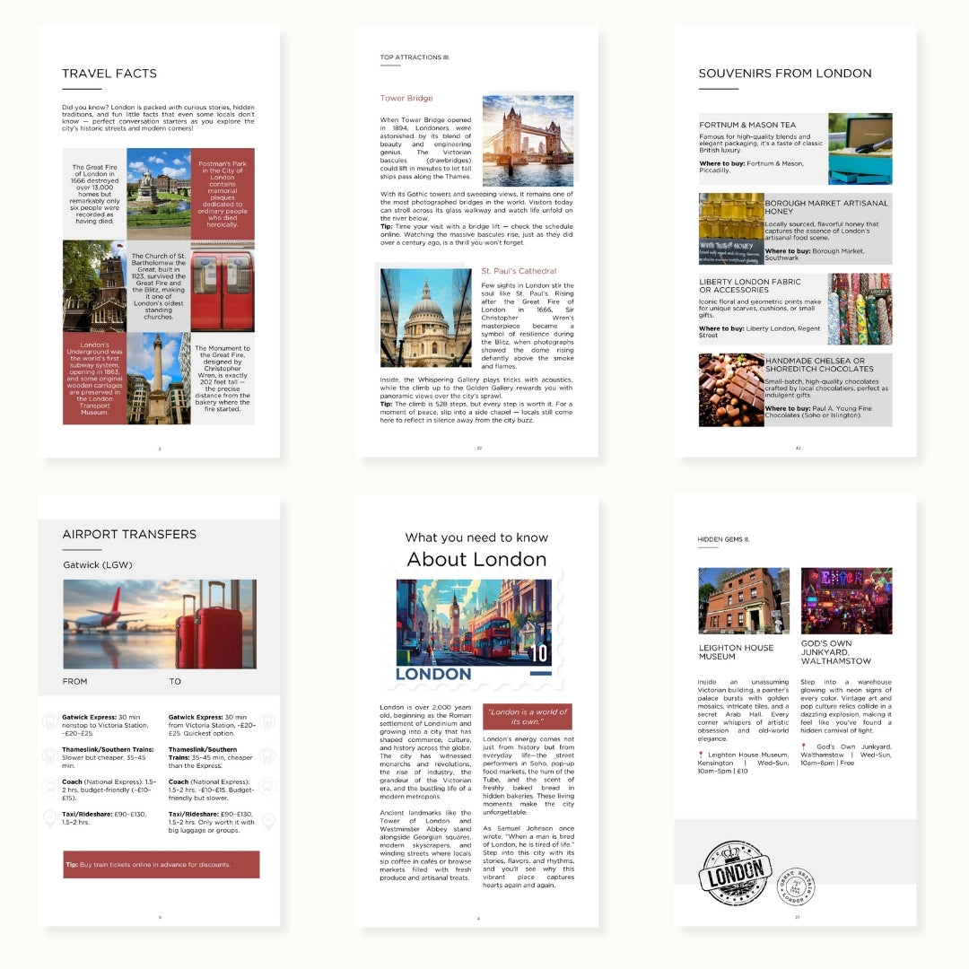 PLR London Travel Guide