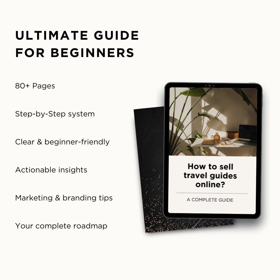 How to sell travel guides online - The ultimate guide EBOOK
