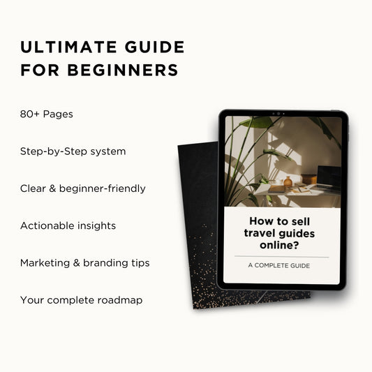 How to sell travel guides online - The ultimate guide EBOOK