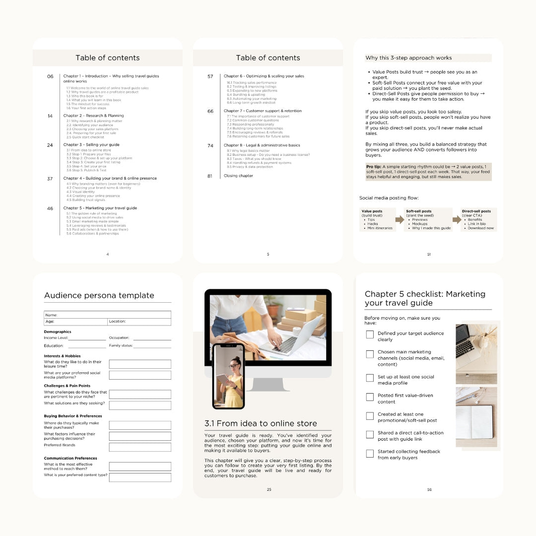 How to sell travel guides online - The ultimate guide EBOOK